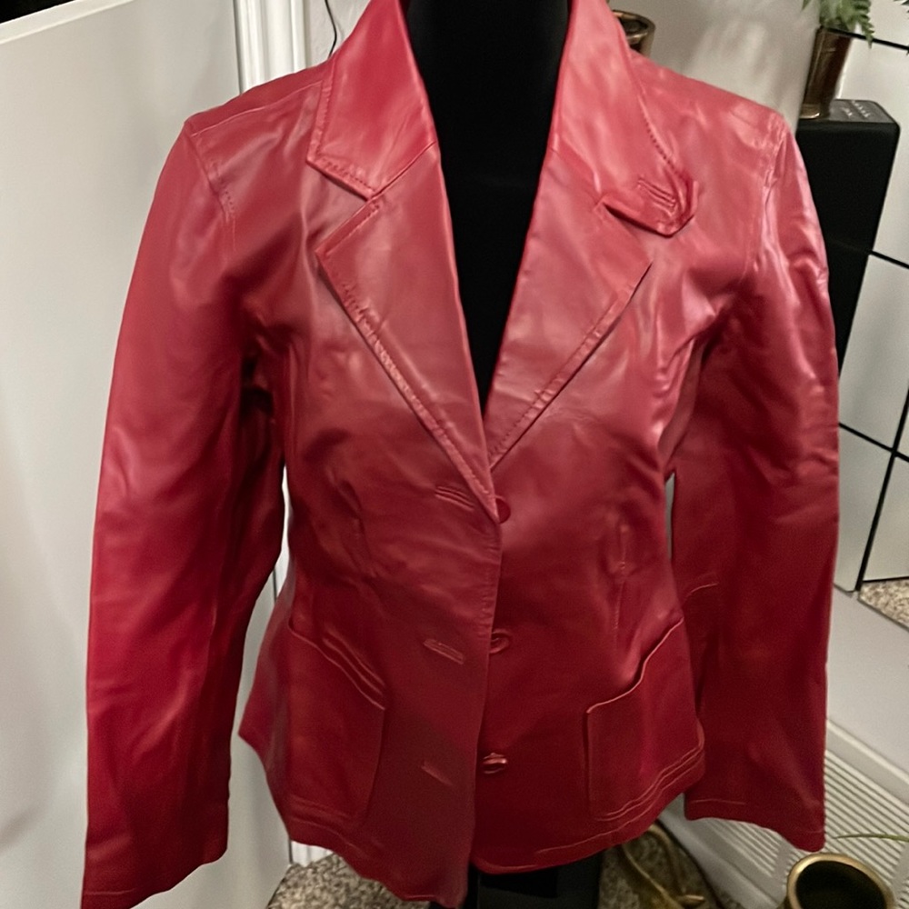 Leather jacket